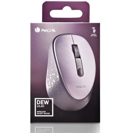 Ngs Ratón Inalámbrico 800/1600 DPI Color Lila Ngs Ratón Inalámbrico 800/1600 DPI Color Lila